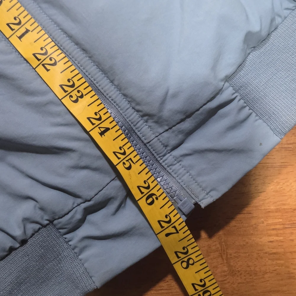 L.L. Bean Men's‎ Insulated Bomber Jacket Blue Full Zip Size Medium